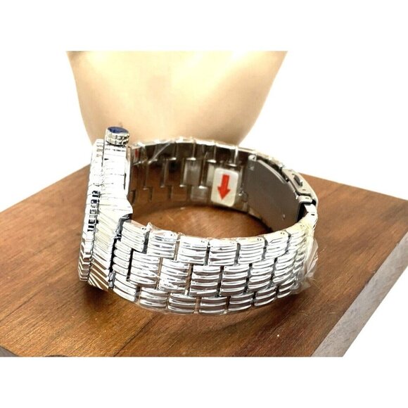 Joshua & Sons Men's Watch JS99SS Quartz Silver Stainless Steel 44mm - Picture 9 of 14